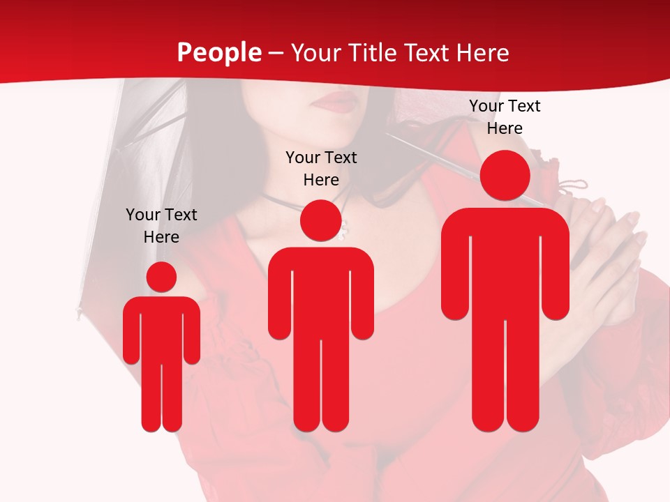 Long Wet Red PowerPoint Template