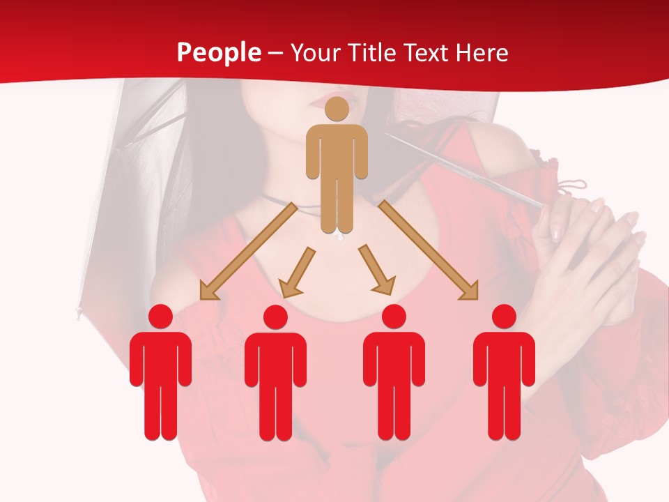 Long Wet Red PowerPoint Template