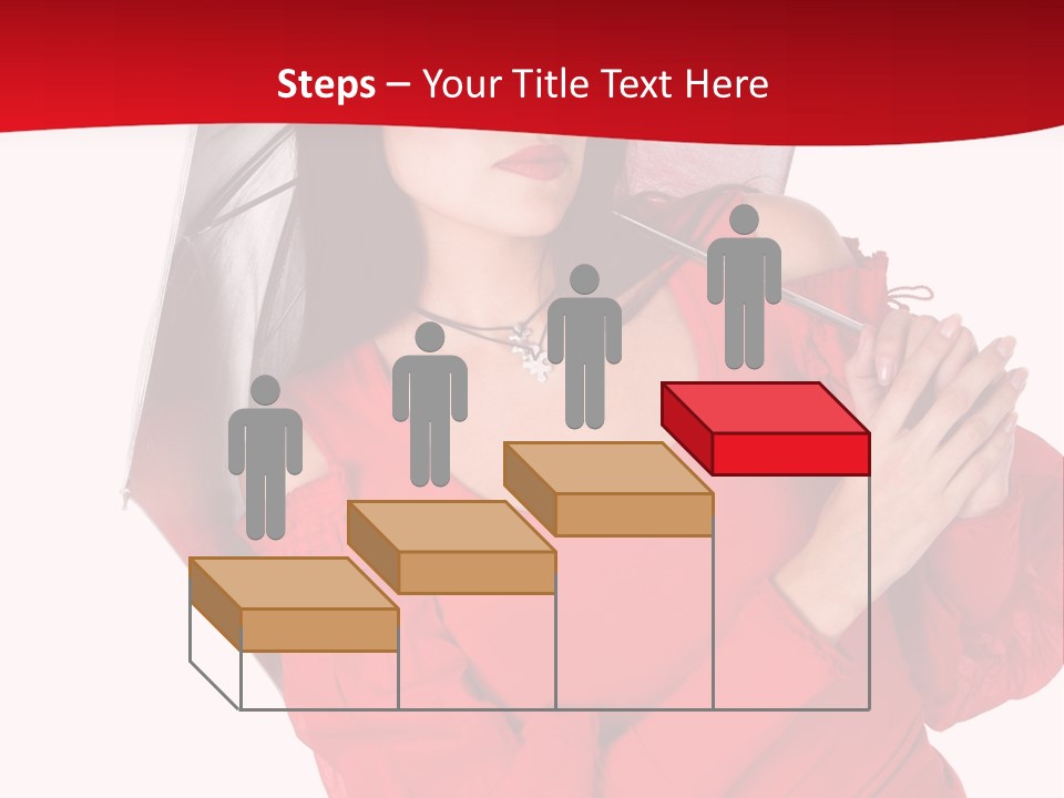 Long Wet Red PowerPoint Template