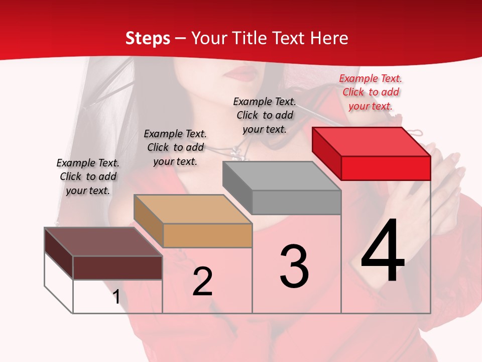 Long Wet Red PowerPoint Template