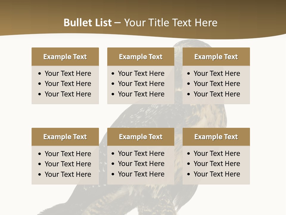 Hawk Isolated Nature PowerPoint Template