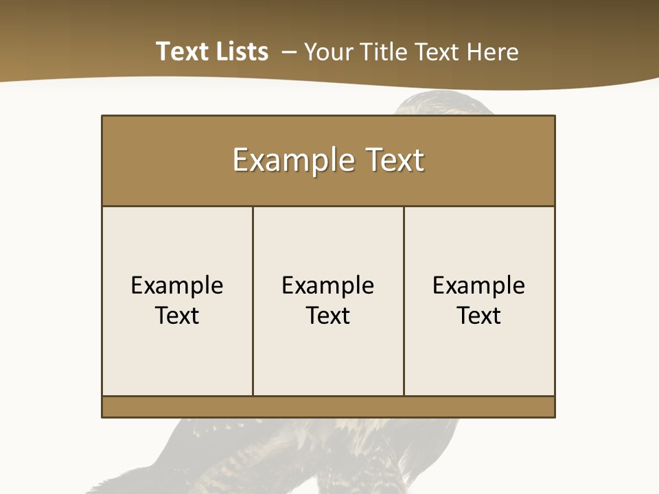 Hawk Isolated Nature PowerPoint Template