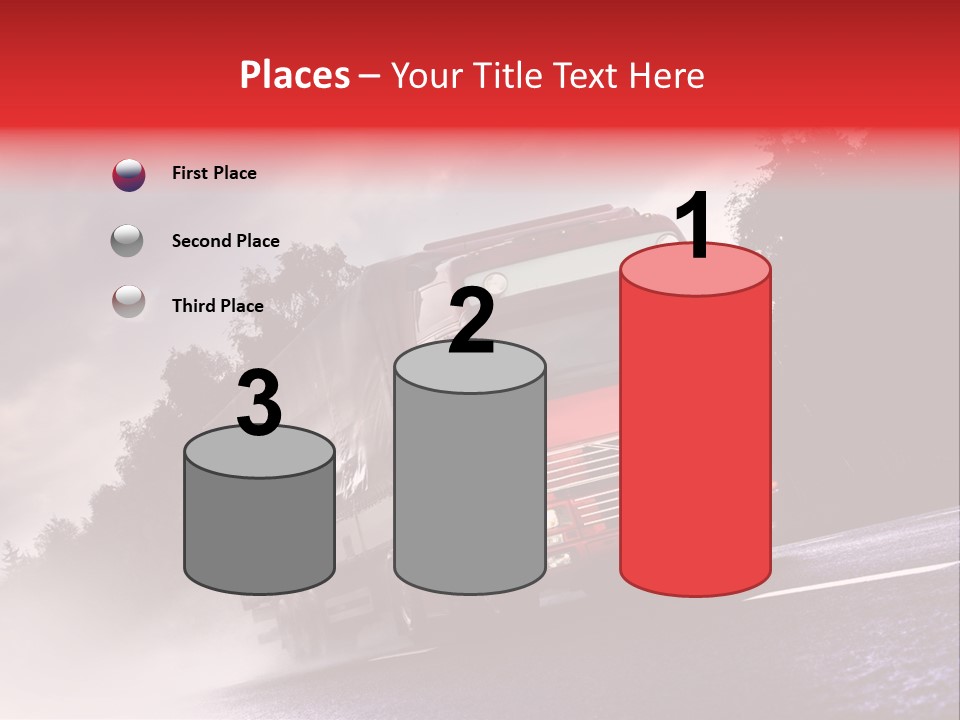 Good Logistic Road PowerPoint Template