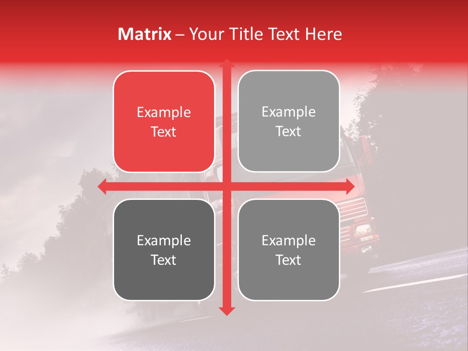 Good Logistic Road PowerPoint Template
