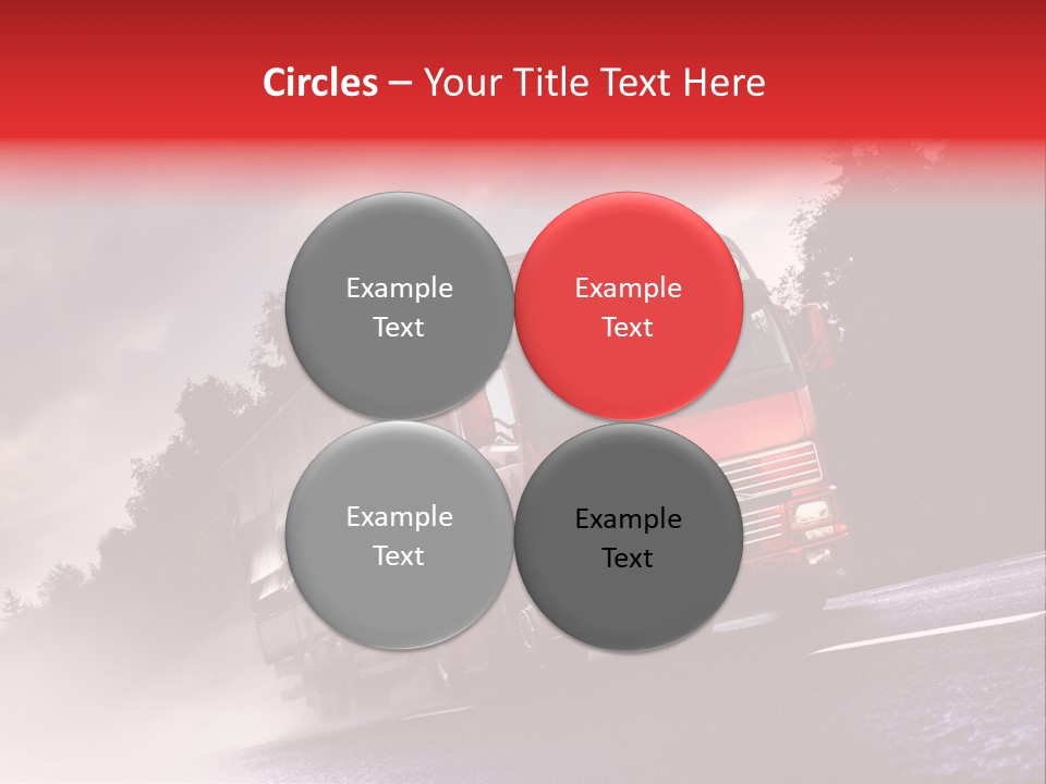 Good Logistic Road PowerPoint Template