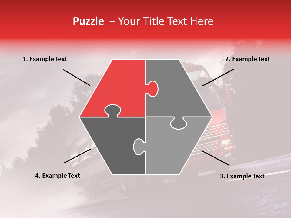 Good Logistic Road PowerPoint Template