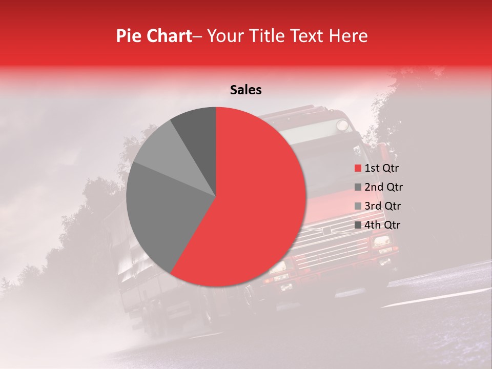 Good Logistic Road PowerPoint Template
