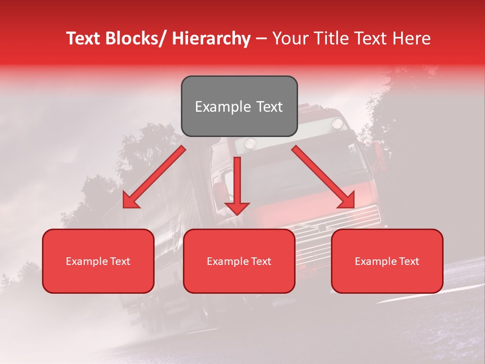 Good Logistic Road PowerPoint Template