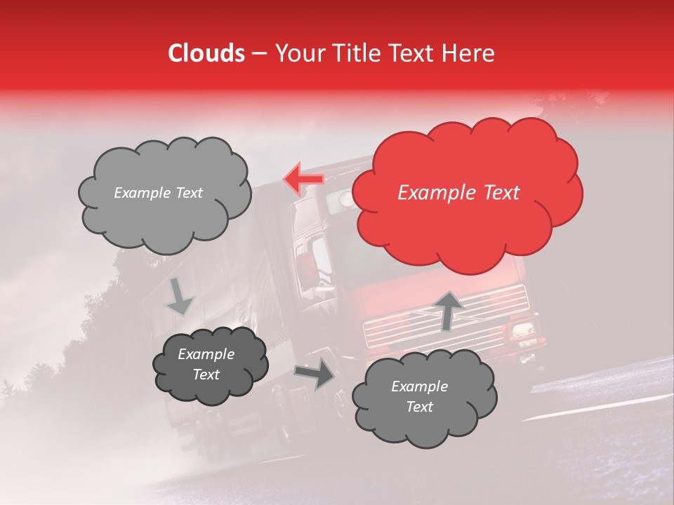 Good Logistic Road PowerPoint Template