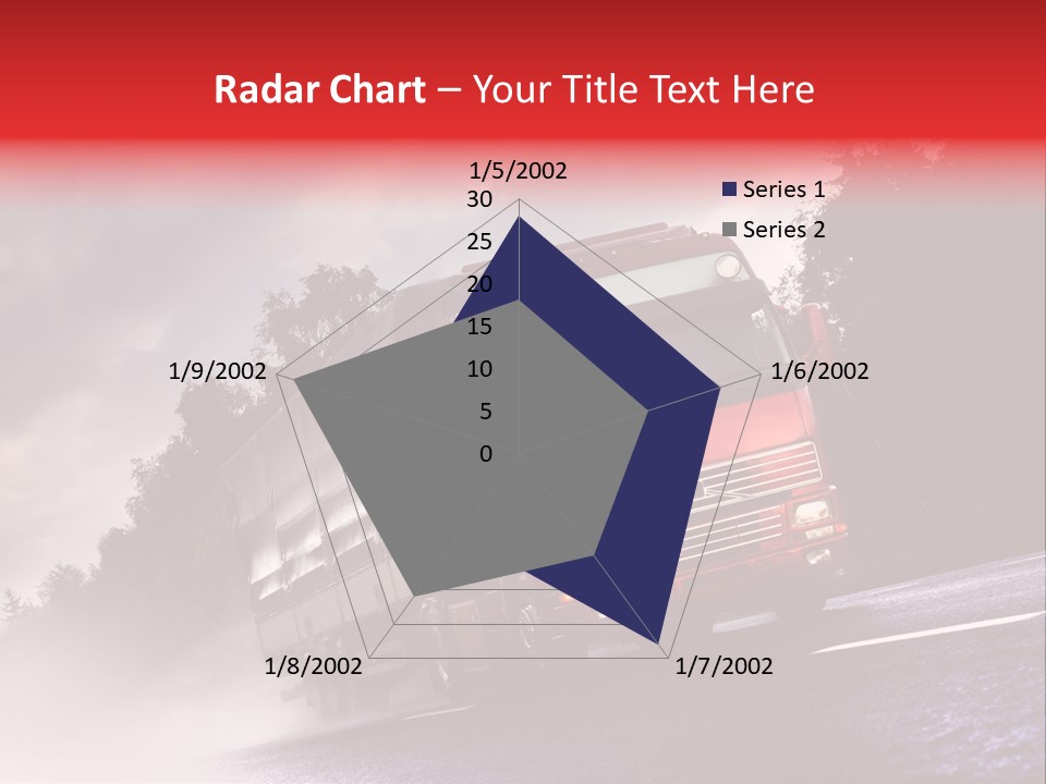 Good Logistic Road PowerPoint Template