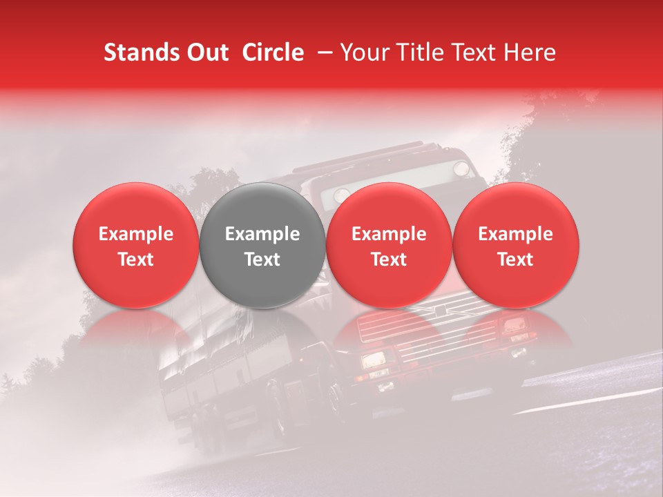 Good Logistic Road PowerPoint Template