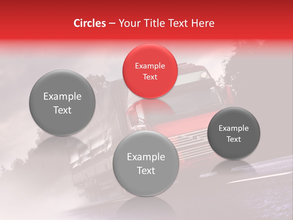 Good Logistic Road PowerPoint Template