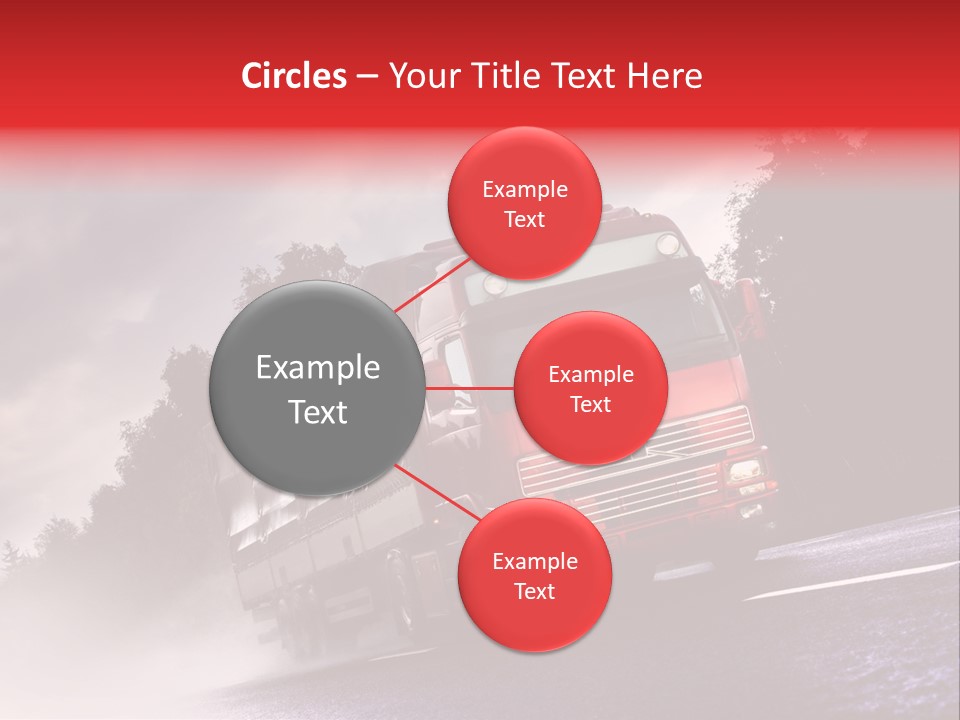 Good Logistic Road PowerPoint Template