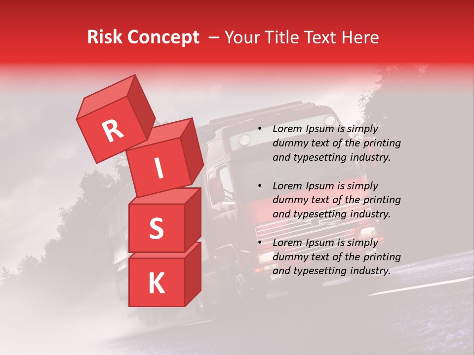 Good Logistic Road PowerPoint Template