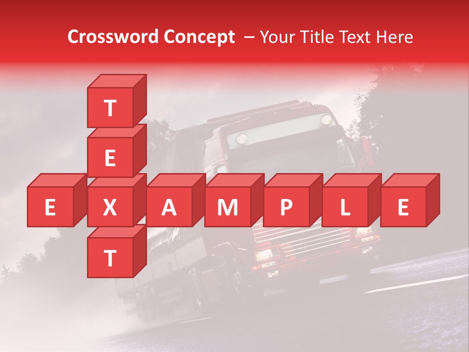 Good Logistic Road PowerPoint Template