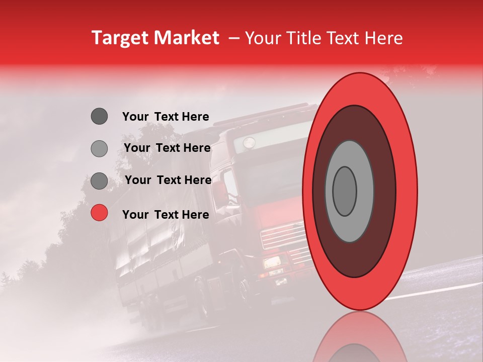 Good Logistic Road PowerPoint Template