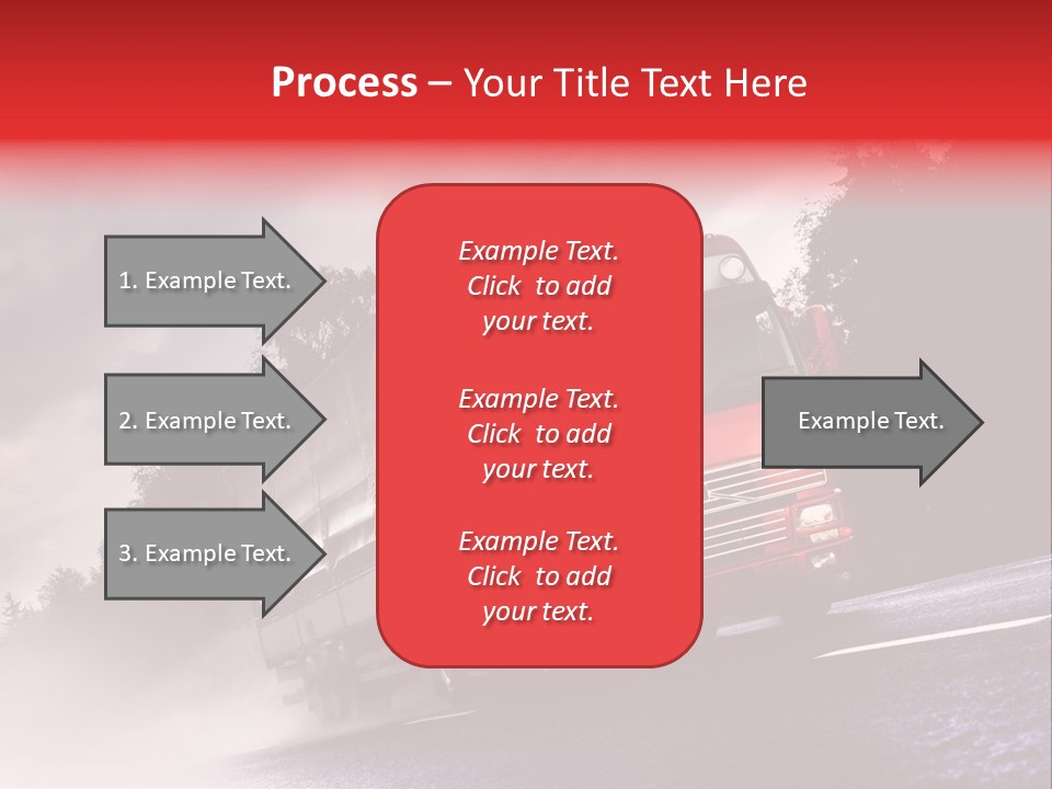 Good Logistic Road PowerPoint Template