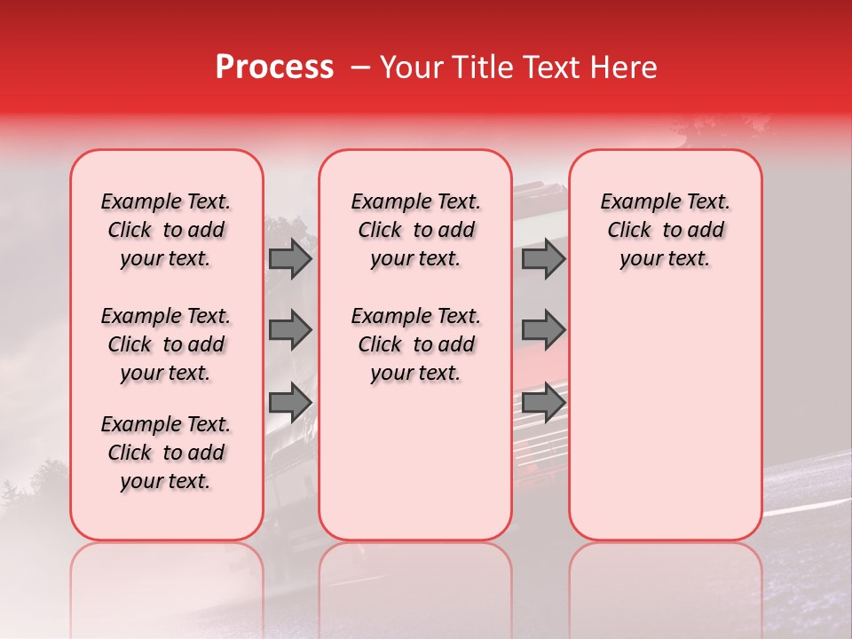 Good Logistic Road PowerPoint Template