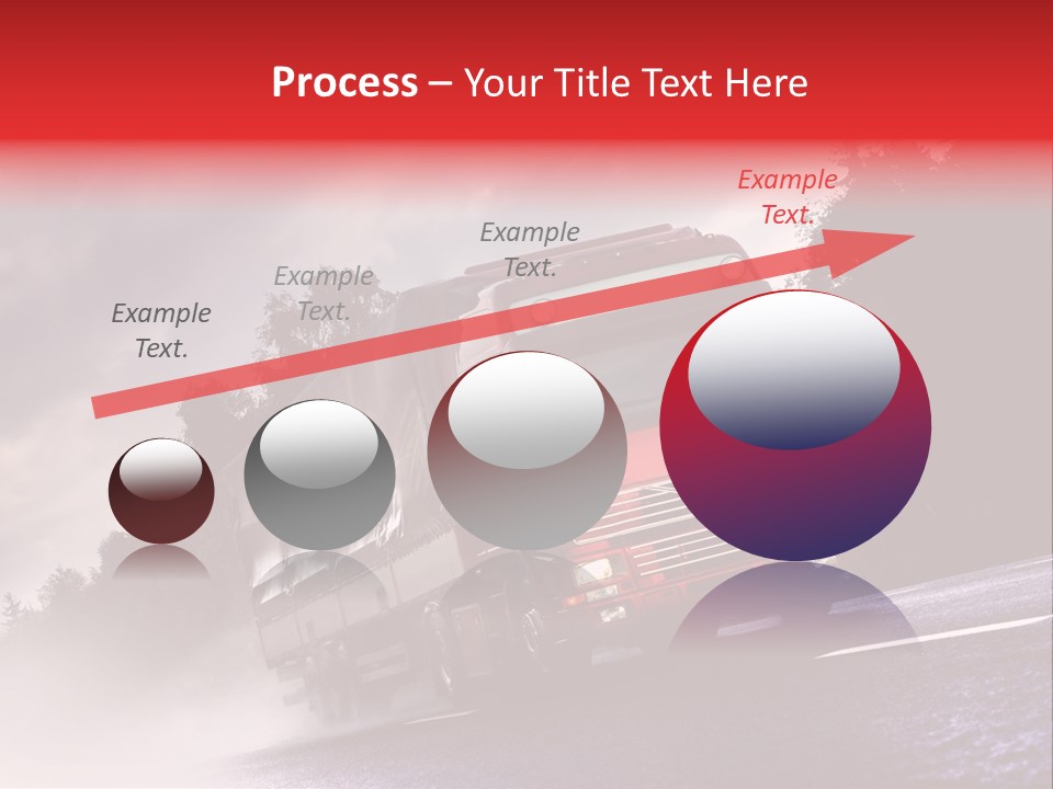 Good Logistic Road PowerPoint Template