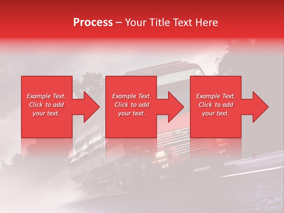 Good Logistic Road PowerPoint Template