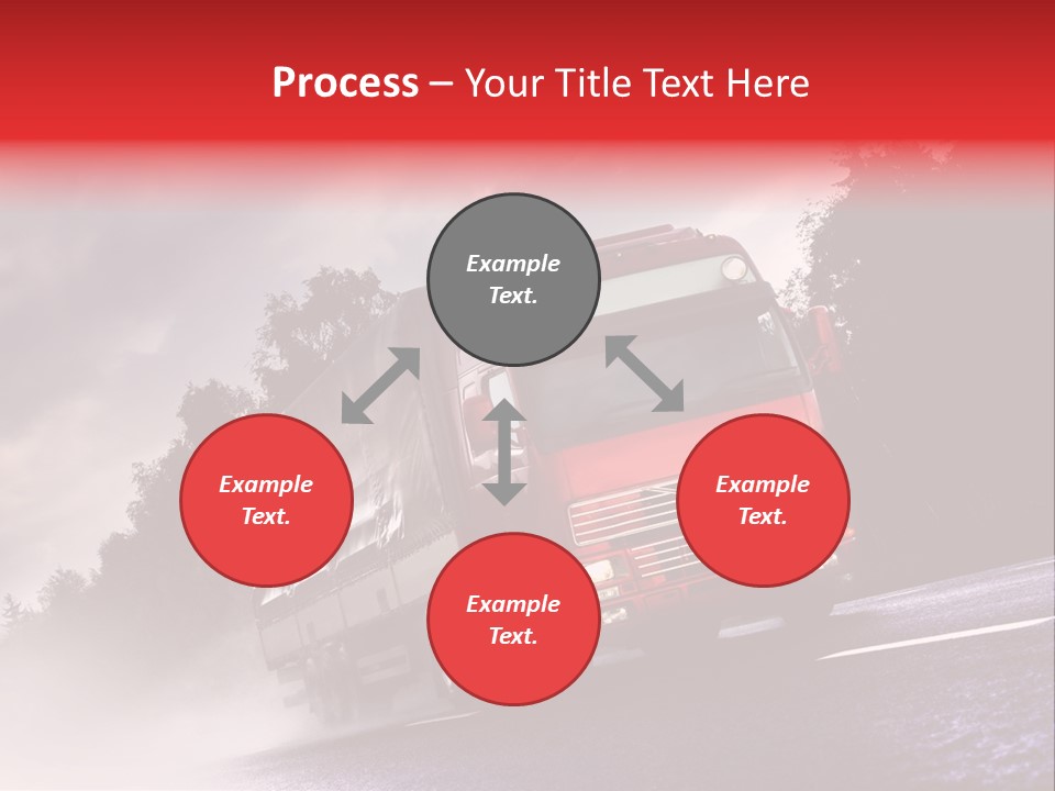 Good Logistic Road PowerPoint Template