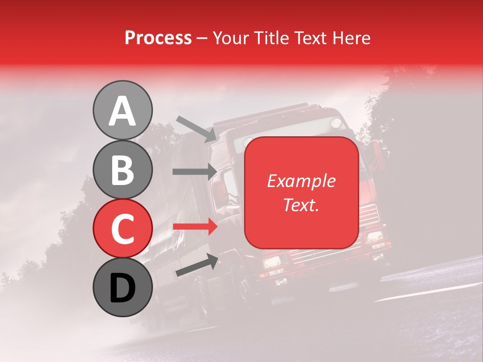 Good Logistic Road PowerPoint Template