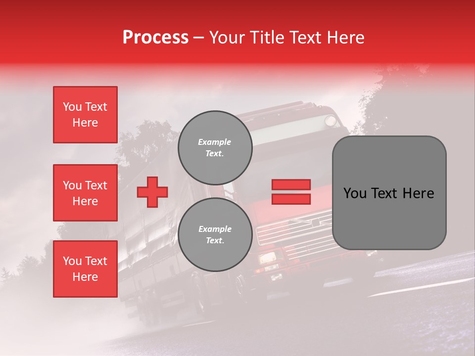 Good Logistic Road PowerPoint Template