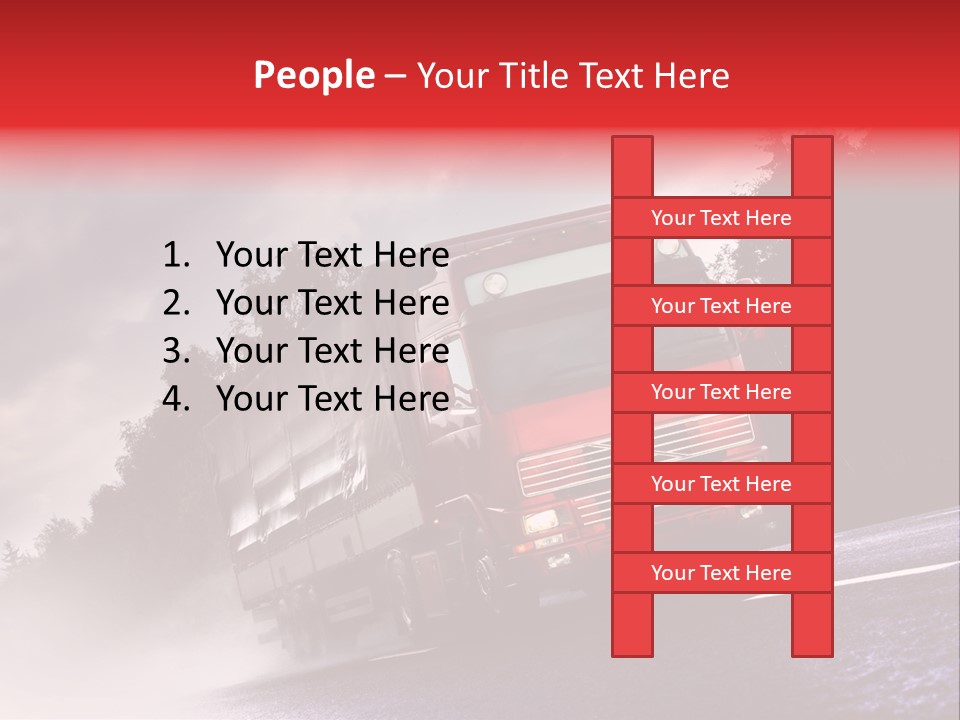 Good Logistic Road PowerPoint Template