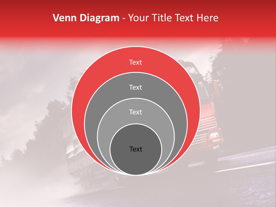 Good Logistic Road PowerPoint Template