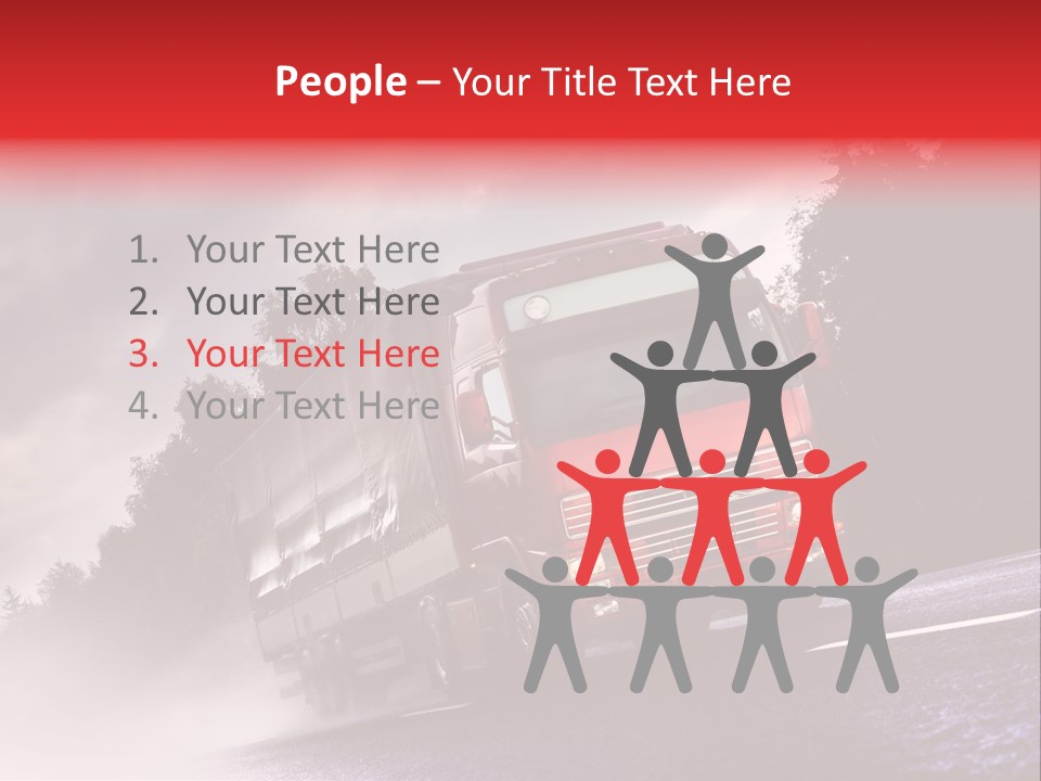 Good Logistic Road PowerPoint Template