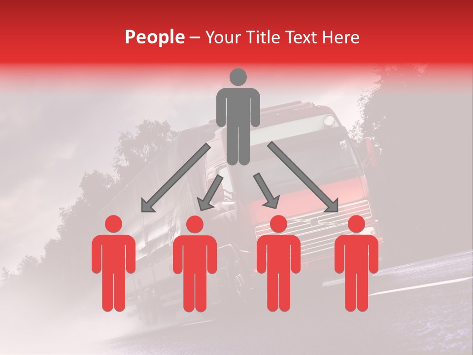 Good Logistic Road PowerPoint Template