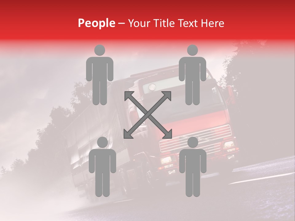 Good Logistic Road PowerPoint Template