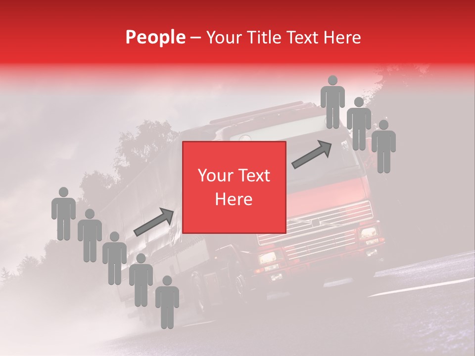 Good Logistic Road PowerPoint Template