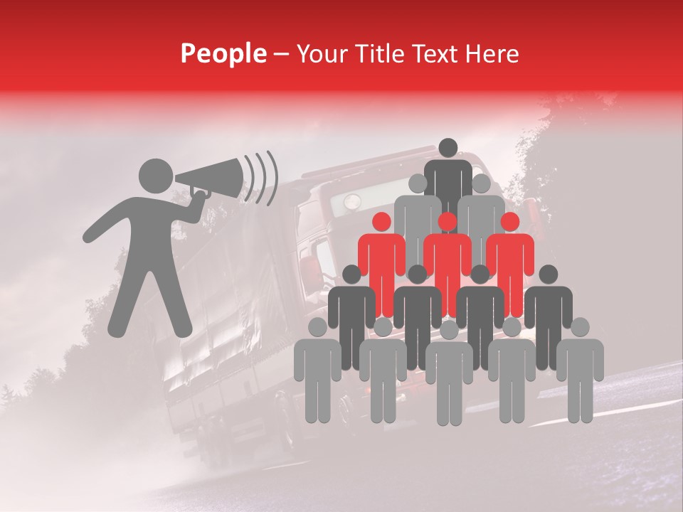 Good Logistic Road PowerPoint Template