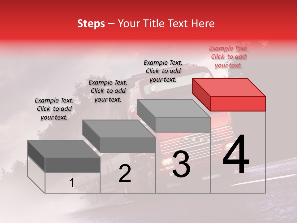 Good Logistic Road PowerPoint Template