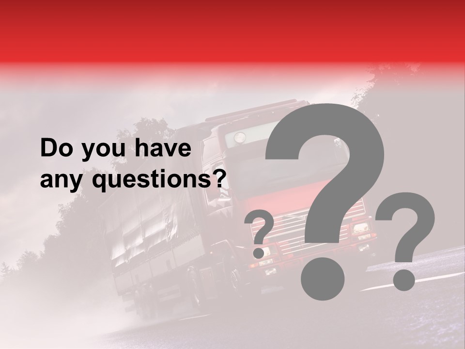 Good Logistic Road PowerPoint Template