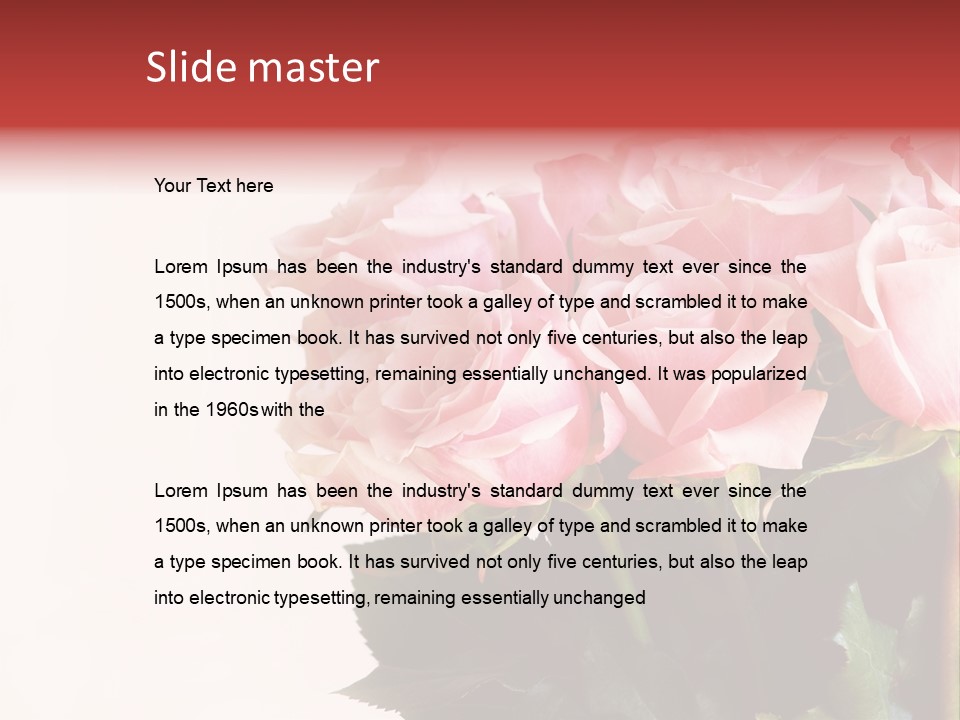 Bloom Blossom Valentine PowerPoint Template