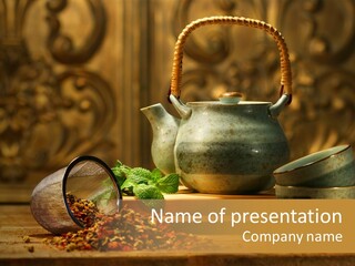 Healthy Chinese Crop PowerPoint Template