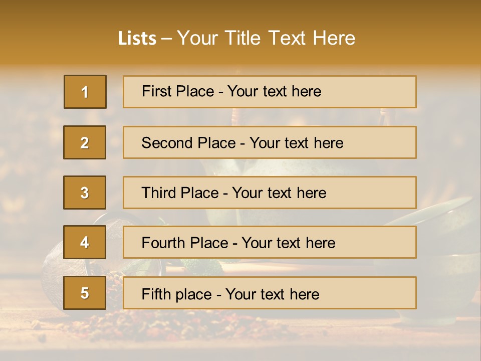 Healthy Chinese Crop PowerPoint Template