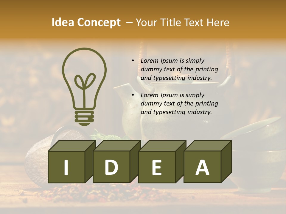 Healthy Chinese Crop PowerPoint Template