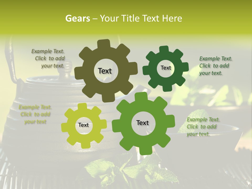 Saucer Asian Medicine PowerPoint Template