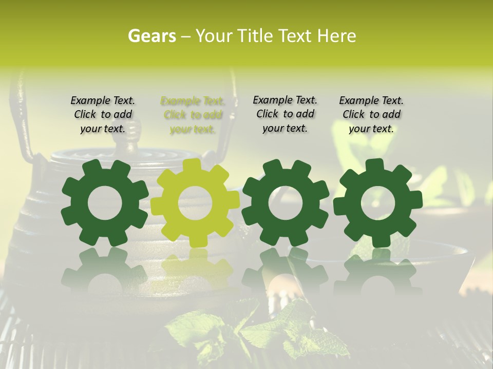 Saucer Asian Medicine PowerPoint Template