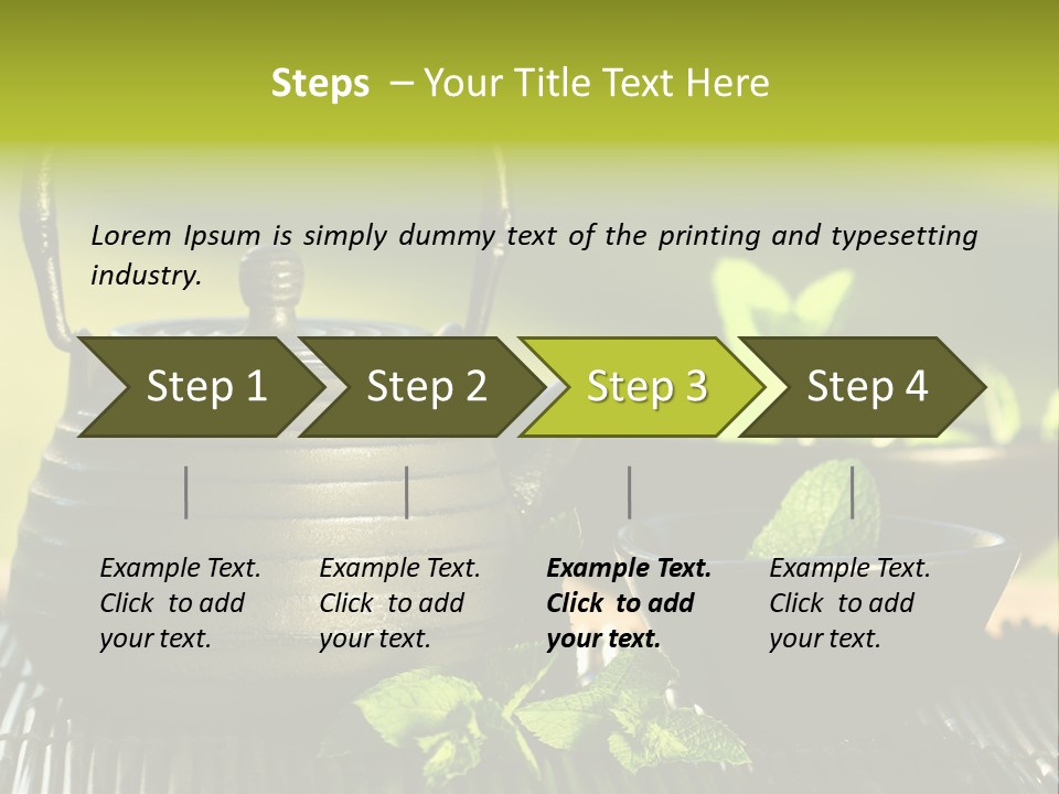 Saucer Asian Medicine PowerPoint Template