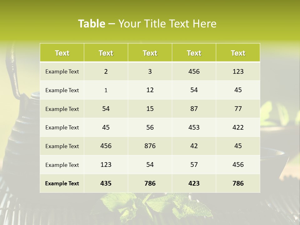 Saucer Asian Medicine PowerPoint Template