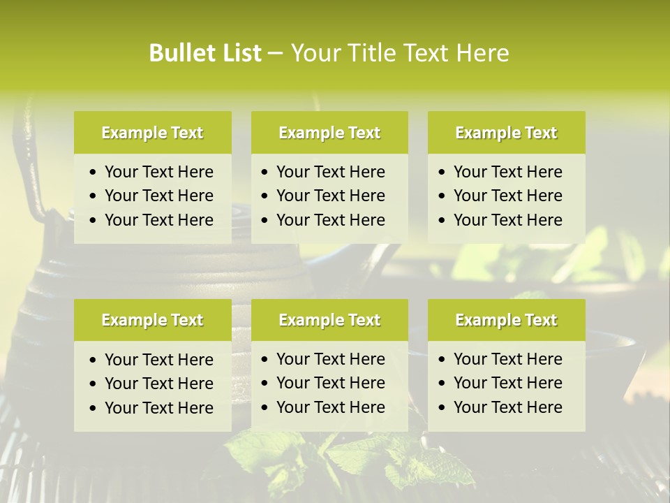 Saucer Asian Medicine PowerPoint Template