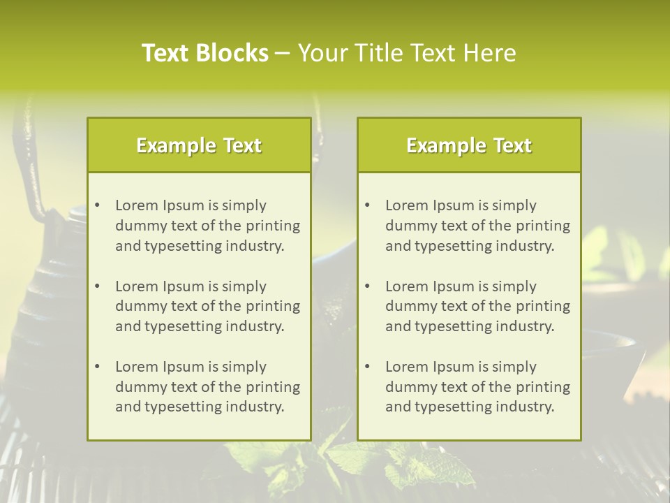 Saucer Asian Medicine PowerPoint Template