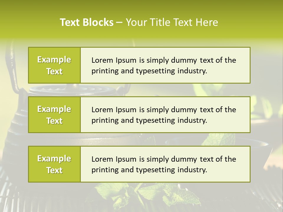 Saucer Asian Medicine PowerPoint Template