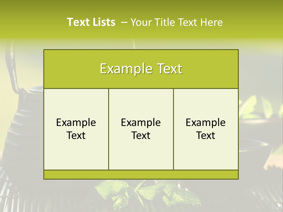 Saucer Asian Medicine PowerPoint Template