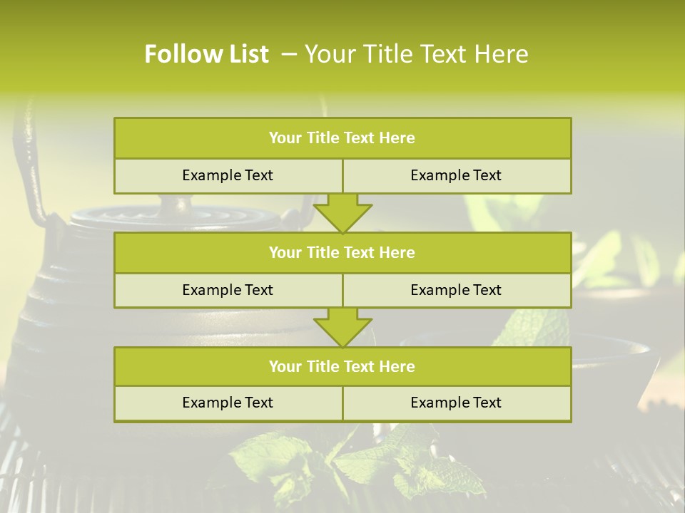 Saucer Asian Medicine PowerPoint Template