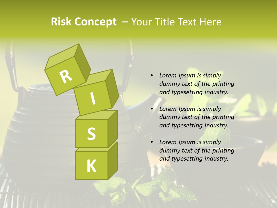 Saucer Asian Medicine PowerPoint Template